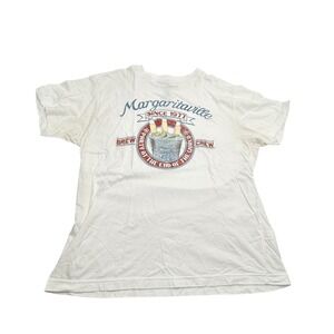 Margaritaville Mens Brew‎ Crew Party at the End of the World Graphic T-Shirt L
